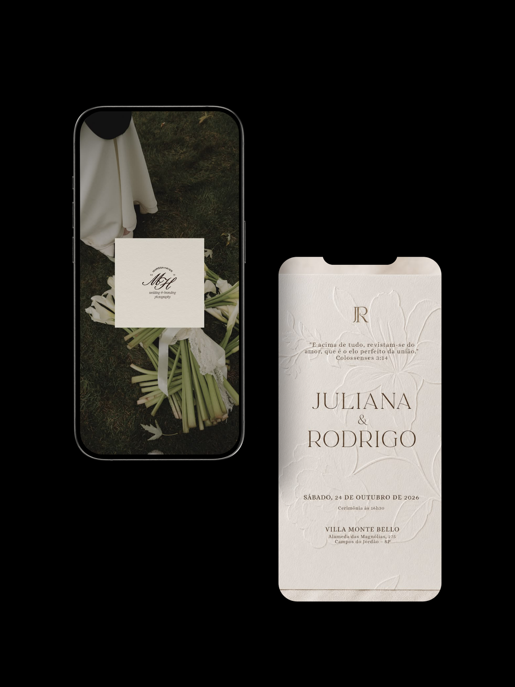 Ivory Wedding Invite
